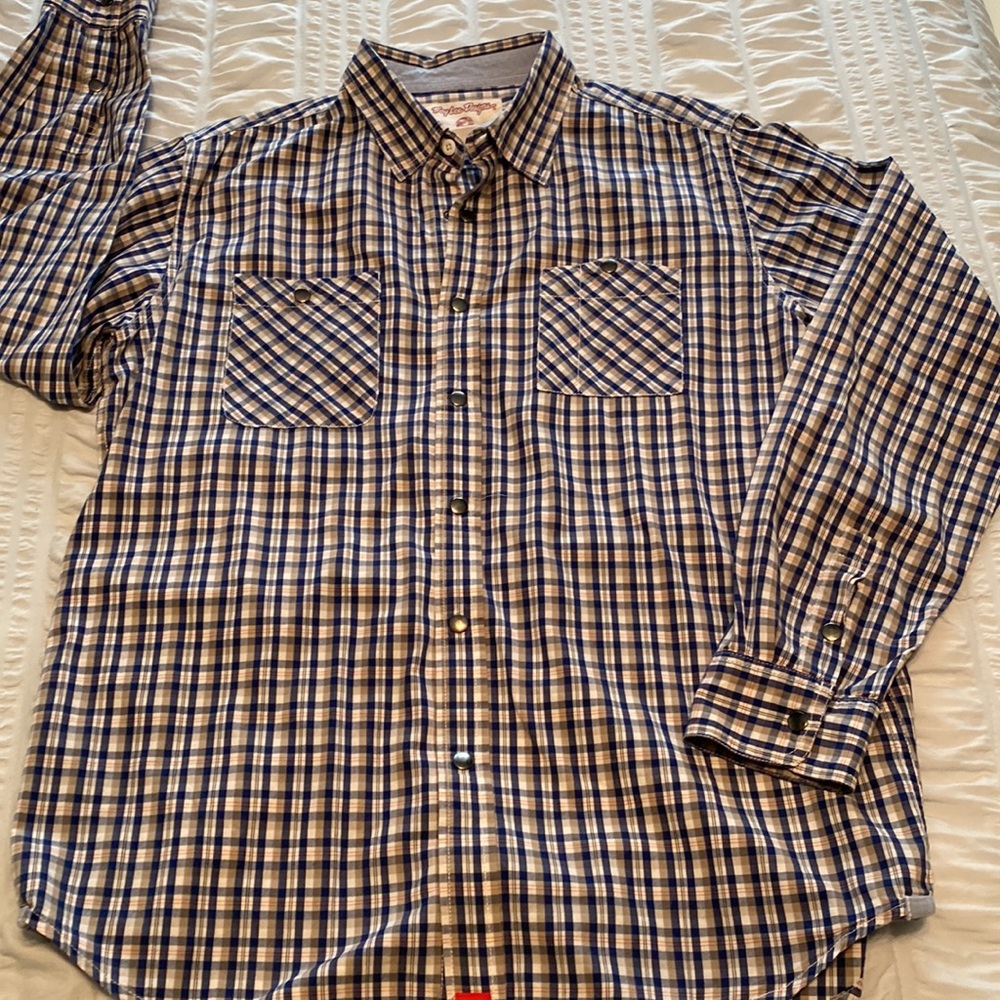 Troy Lee Designs lightweight Button Down Long Sleeve Shirt Size L